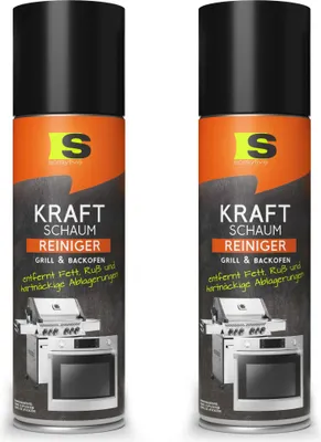 Produktbild von Spraytive 2x 500ml Grill- & Backofenreiniger - Kraft-Schaum-Spray - Einfache Reinigung von Backblech, Grillrost, Topf & Co.