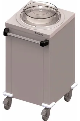 Productafbeelding van Mobiele dispenser, afmetingen 550x510x880 mm, geschikt voor systemen voor het uitdelen van maaltijden