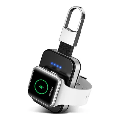 Produktbild von Tragbares,kabelloses Ladegerät für Apple Watch,externe Powerbank mit Schlüsselanhänger,Uhren-Ladegerät für Business,Reisen,schwarz