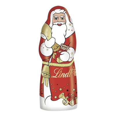 Produktbild von Lindt Weihnachtsmann Hohlfigur aus Alpenvollmilchschokolade 40g
