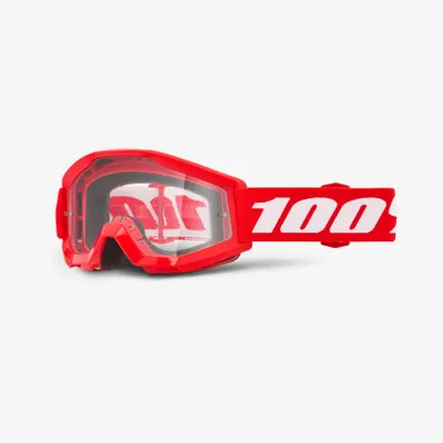Imagen del producto de Gafas de motocross Strata 2 Mini, color rojo