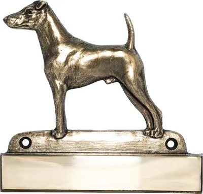 Zdjęcie produktu dla Art-Dog Tabliczka na drzwi – Foksterier krótkowłosy