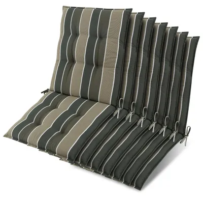 Immagine prodotto di Beautissu, set da 7 cuscini Sun-NL Niederlehner, 100x50x8 cm, a righe verdi