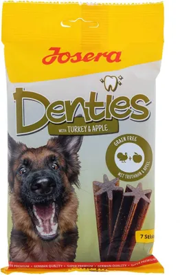 Produktbild von JOSERA Denties Turkey with apple - Hundeleckerli - 180g