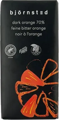 Produktbild von Björnsted Dark Orange 70% feine Bitter Orange 100g -