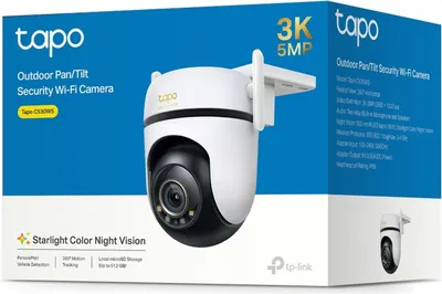 Zdjęcie produktu dla TP-LINK TP-Link TAPO C530WS kamera bezpieczeństwa Wieżyczka kamera bezpieczeństwa IP Zewnętrzna 2880 x 1620 pikseli Ściana