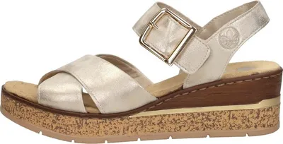 Produktbild von Rieker Sandalen Hak  Sandalen Hak - Goudkleur - Maat 36