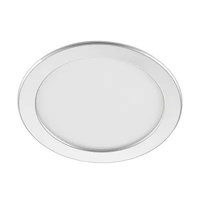 Produktbild von Prios LED-Einbaulampe Cadance, silber, 22 cm, CCT, IP44