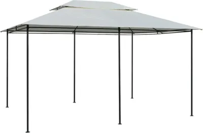Obrázok produktu pre vidaXL Záhradný pavilón so závesmi 4x3 m biely