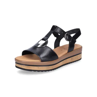 Produktbild von Gabor Damen Keilsandalette schwarz