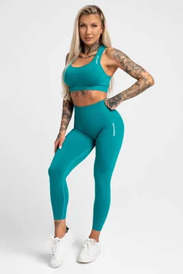 Produktbild von Gym Glamour Leggings Compress - Damen Leggings - Farbe: Juicy Jungle, Größe:  XS