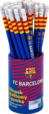 Image de FC Barcelona crayons graphite avec gomme 36pcsASTRA