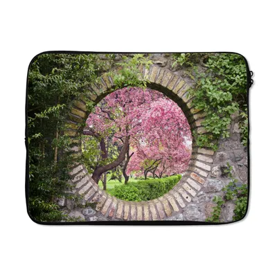Produktbild von MuchoWow® Laptop Hülle 15 Zoll Transparent - Sakura - Blüte - Japanisch Laptoptasche - Laptoptasche - Sleeve - Rundum-Schutz