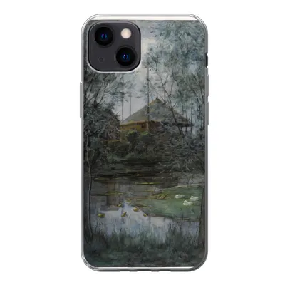Produktbild von MuchoWow® Handyhülle Schutzhülle Hülle für iPhone 13 mini Heuhaufen - Piet Mondrian Silikon Softcase Handy Hülle - Softcase