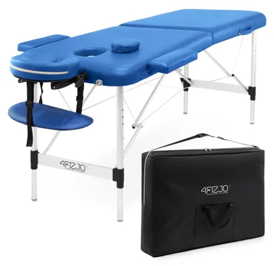 Produktbild von 4FIZJO Aluminium-Massageliege, klappbar, mobil einsetzbar