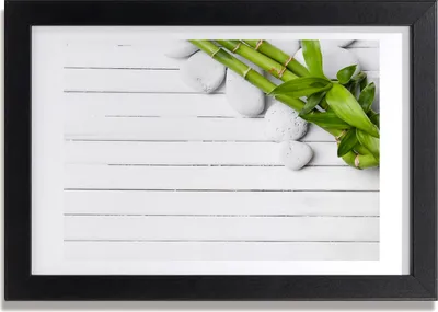 Produktbild von Bild 30x20 MDF-Rahmen, Wandkunst Bambus