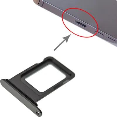 Produktbild von SIM Karten Halter Adapter Card Tray für Apple iPhone 13 Pro Ersatz Schwarz