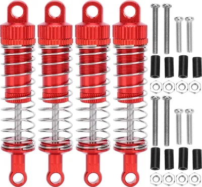 Obrázek produktu pro 4ks/sada - tlumiče z hliníkové slitiny - příslušenství tlumičů pro MN 1/12 D90 RC.