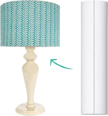 Productafbeelding van Zelfklevend Styreenblad - Lampenkap Materiaal - Lampenkappen Maken - Drukgevoelige Lijm - 12" x 40" - Wit