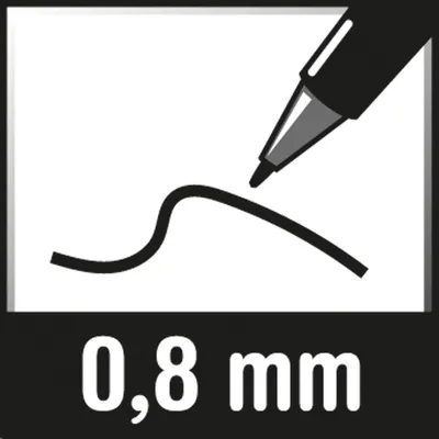 Image de PILOT Twin-Marker BEGREEN, double pointe, largeur de trait 0,2 mm (EF) + 0,8 mm (F), noir
