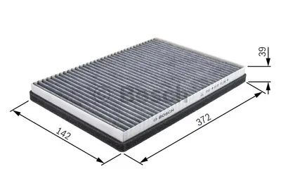 Produktbild von Bosch Filter, Innenraumluft 1 987 432 400