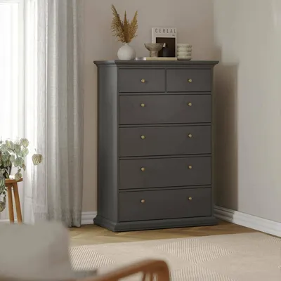 Produktbild von Kommode - Grau 48,5x96,2x139,48h cm