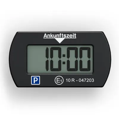 Produktbild von Park Mini schwarz - Elektronische Parkscheibe - automatische Parkuhr spart Zeit & Geld | Needit