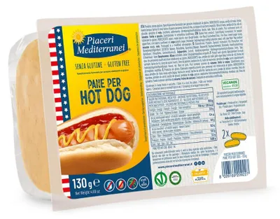 Produktbild von Piaceri Mediterranei Pane de Hot Dog 130g