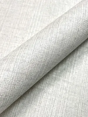 Produktbild von NEWROOM Tapete Grau Vliestapete Leicht Glänzend - Unitapete Uni Silber  Einfarbig Textil Struktur Modern