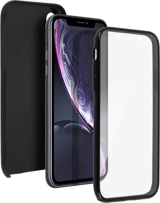 Zdjęcie produktu dla Avizar, etui ochronne 360° (przód i tył) dla telefonu Apple iPhone XR, kolor czarny