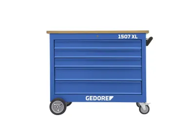 Zdjęcie produktu dla GEDORE 1507 XL 03200 Stół warsztatowy na kółkach z 5 szufladami, 3127788
