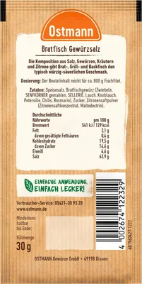 Produktbild von Bratfisch Gewürzsalz