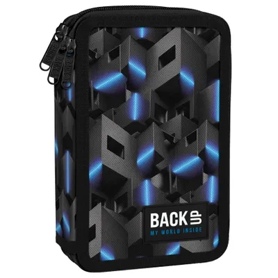 Obrázek produktu pro Derform BackUp Piórnik trójkomorowy z wyposażeniem Riddle, 1 sztuka