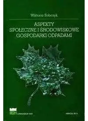 Imagen del producto de Aspekty społeczne i środowiskowe gospodarki... - Wiktoria Sobczyk