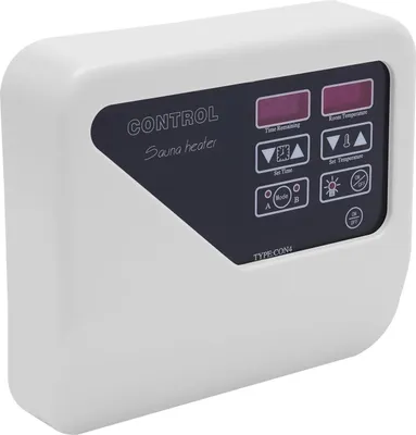 Obrázek produktu pro Ovládání sauny – externí ovládací jednotka – 3–9 kW – 220 V – s teplotním čidlem – pro domácí saunu