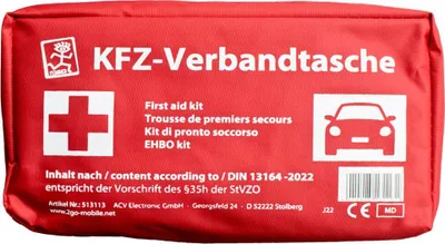 Produktbild von 2GO KFZ-Verbandtasche  nach DIN 13164:2022