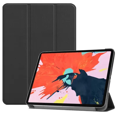 Produktbild von Mobigear Dreifach-Faltetui für iPad Pro 12,9 Zoll (2018) – Klapphülle – Schwarz