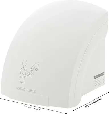 Immagine prodotto di Asciugamani automatico, alta velocità 1200W, sensore a infrarossi, BIANCO