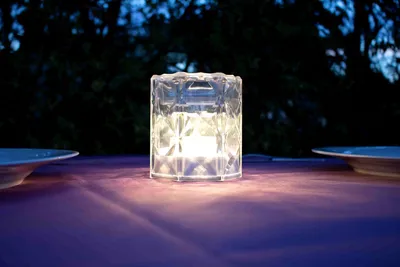 Produktbild von NewGarden JACK 10 LED Design-Tischleuchte Akku USB Kerzeneffekt IP54
