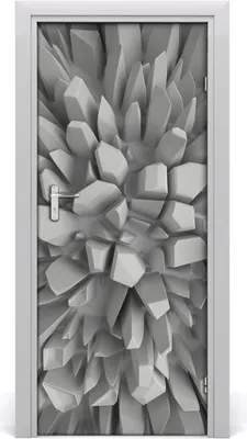 Produktbild von Tulup Türaufkleber 85x205 cm Dekorative Aufkleber Selbstklebend Wasserdichte Tapete Abnehmbar Schlafzimmer Wohnzimmer Wohnkultur - 3D-Abstraktion