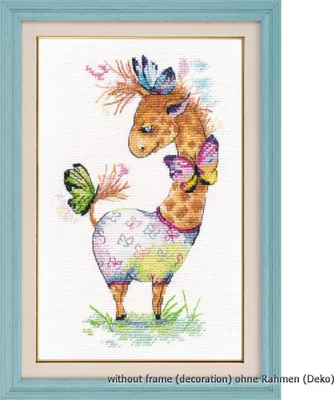Obrázek produktu pro Souprava pro vyšívání křížkem "Happy", 13x22cm, počítání vzoru