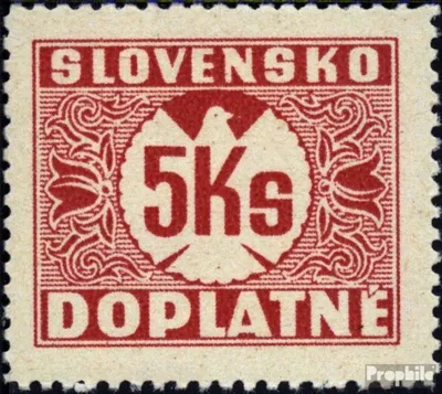 Produktbild von Briefmarken Slowakei 1939 Mi P10x postfrisch Portomarke