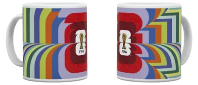 Produktbild von Fussball-Tasse Emblem WM 26 bunt