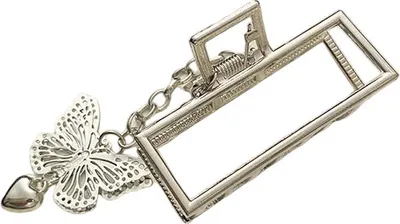 Produktbild von Haarklammer Butterfly Silber - Verspielt & Elegant KP30636