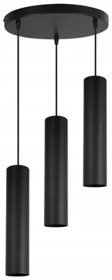 Image de Pendelaire Moderne Lampe Led Noire
