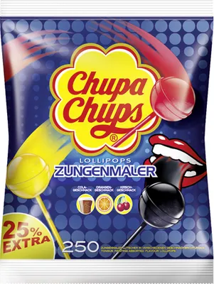 Zdjęcie produktu dla Chupa Chups Tongue Painter owocowe lizaki 250 saszetek 3000g