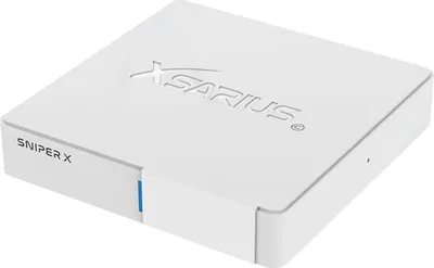 Produktbild von Xsarius Sniper X 4K UHD Linux IP-Receiver Weiß (Dual-WiFi, LAN, USB 2.0, HDMI)
