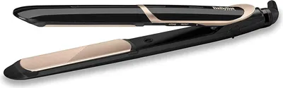 Produktbild von BaByliss Super Smooth 235 Titanium, Glätteisen, Warm, 140 °C, 235 °C, 30 s, Schwarz, Roségold