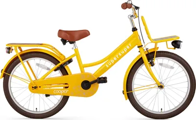 Produktbild von SuperSuper Cooper Bamboo Kinderfahrrad - 20 Zoll - Gelb