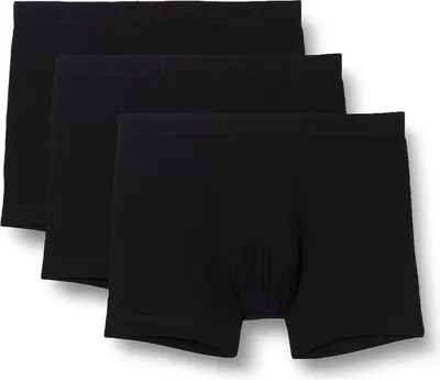 Produktbild von Schiesser Herren 3 er Pack Shorts Gr. 4  schwarz